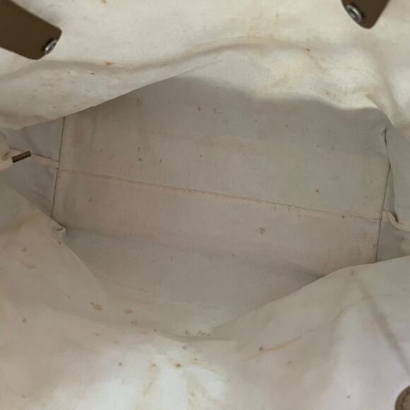 Burberry Lawrence Gold Yellow Supernova Plaid Vinyl Tote - Picture 8 of 16